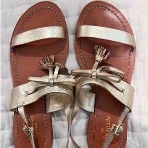 Kate Spade ♠️ Gold Sandals